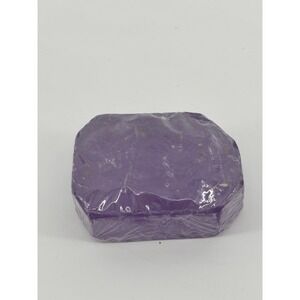 Lavender Color Soap Bar With Bits Of Loofah Hand Made Looks Like AmethystCrystal
